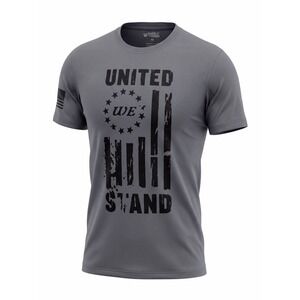 Rags of Honor Men's Black Polyester Patriotic Graphic T-Shirt MediumShort Sleeve